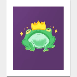 The Proud Frog King Posters and Art